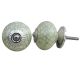 Pistachio Green Crackle Ceramic Drawer Knob