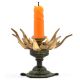 Bronze Lotus Candle Stand