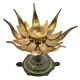 Bronze Lotus Candle Holder