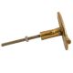 Brass Handmade Leaf Shaped Cabinet Door Pull Knob