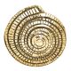 Brass Tribal Spiral Coiled Shell Shaped knob