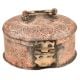 Handmade  Beaten Copper Betel Nut Pandan Box With Handle