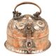 Copper Dome Shaped Indian Betal Nut Box With Handle