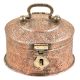 Indian Paan Daan Betel Leaf Storage Copper Container Box