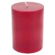 Decorative  Wax Candle Dark Red