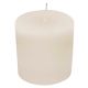 Decorative  Wax Candle In White
