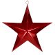 Iron Hanging Star In Red
