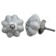 Steel Grey Ceramic Crackle Cabinet Knob