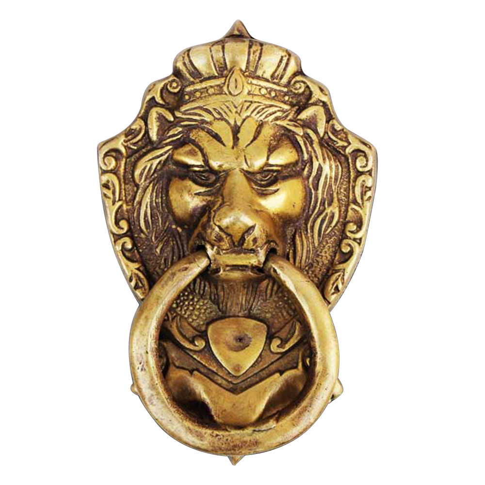 Lion Golden Door Knocker