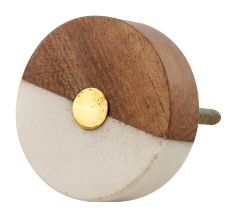 Stone And Wooden Flat Cabinet Knobs Online