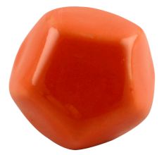 Solid Orange Octagon Ceramic Knobs Online