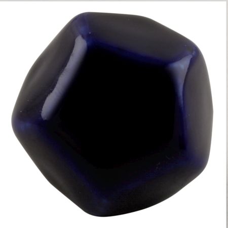 Solid Navy Blue Octagon Ceramic Knobs Online