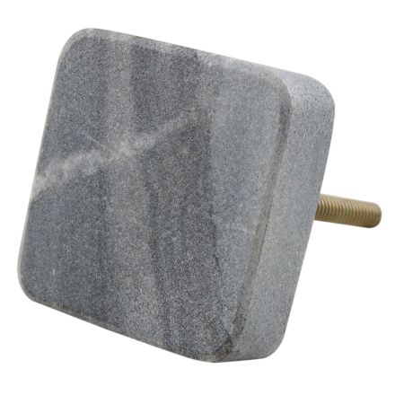 Grey Stone Square Cabinet Knobs Online