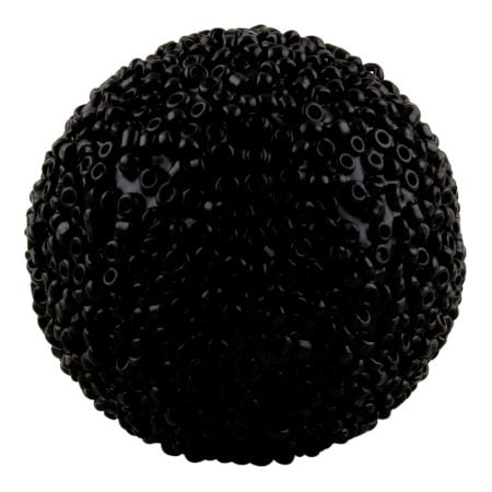 Black Glass Beads Cabinet Knobs