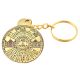 Handmade 40 year Brass Calendar Taj Mahal Image Key Chain