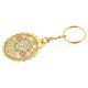 Big Flower 40 Year Perpetual Calendar Keychain With Scalloped Edges