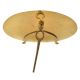 Handmade Red Brass Floral Border Round Vintage Desk Stand Disk 100 Years Calendar