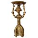 Dhokra Half Sitting Tribal Lady Candle Stand