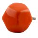 Solid Orange Octagon Ceramic Knobs Online