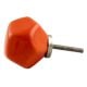 Solid Orange Octagon Ceramic Knobs Online