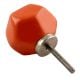 Solid Orange Octagon Ceramic Knobs Online