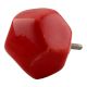 Solid Red Octagon Ceramic Knobs Online