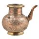 Copper Hand Engraved Floral Engraved Islamic Style Holy Water Pot