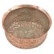 Engraved Floral Design Handmade Copper Bowl
