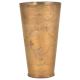 Old Brass Lassi Glass With Carving