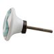 Sea Green Floral Golden Pattern Ceramic Cabinet Knobs Online