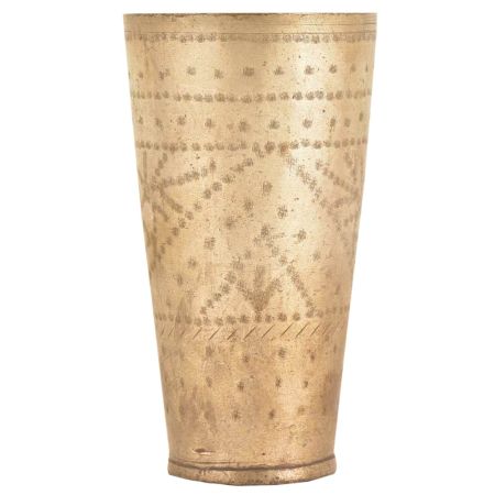 Handmade Vintage Punjabi Glass in Brass