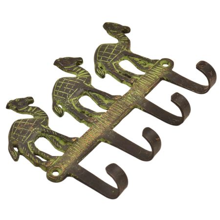 Vintage Retro Camel Solid Brass Animal Wall Hooks