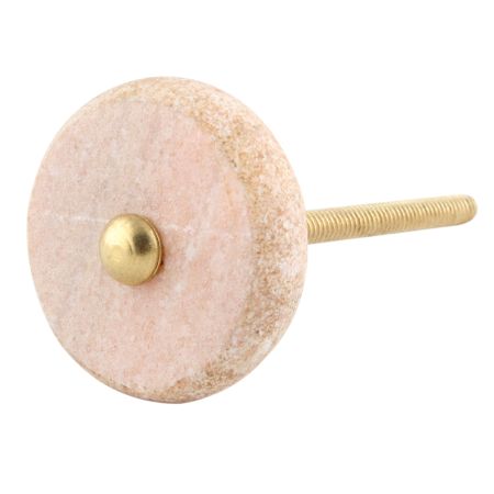 Baby Pink Pink Stone Flat Dresser Knob Online