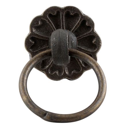 Antique Flower Iron Cabinet Knobs Online