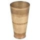 Tall Vintage Brass Lassi Glasses with Engravings