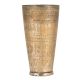 Old Brass Lassi Glass Etched With An Array Of Patterns