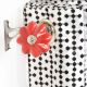 Ceramic Big Flower ShapedÂ  Red Curtain Rod Finial