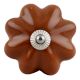 Solid Brown Big Ceramic Cabinet Knobs Online