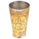 Old North Indian Lassi Cup Brass Crafted Engraved Lassi Glass