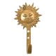 Golden Brass Sun Single Wall Hooks
