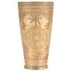 Big Flower With Small Flower Design Carved Punjabi lassi Glass