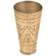 Old Vintage Brass Lassi Glass Home Decor Collectible
