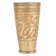 Good Carved Floral Design Brass Punjabi lassi Glass