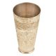 Floral Design Contemporary Style Brass Punjabi lassi Glass