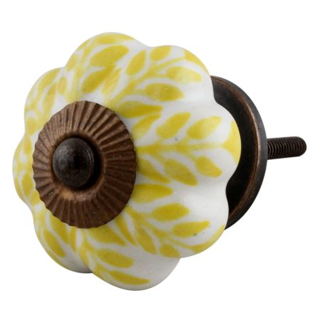 Yellow Leaf Melon Knob