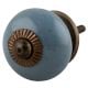 Solid Dark Grey Small Ceramic Cabinet Knob Online