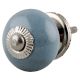 Solid Dark Grey Small Ceramic Cabinet Knob Online