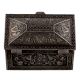 Metal Floral Square Small Storage Box