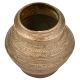 Indian Old Hand Crafted Tribal Style Brass Water Pot