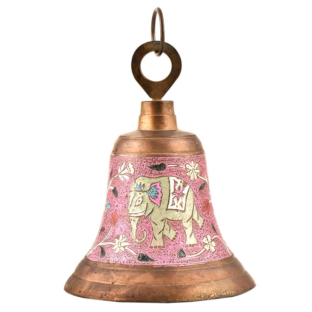 Heavy Brass Hanging Temple Door Home Decorative Ringing Bell